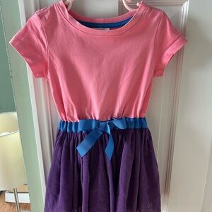 Hanna Andersson Pink and Purple Kids Dress